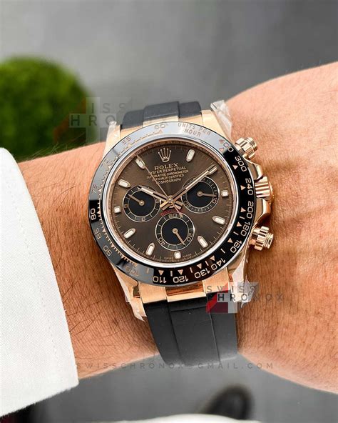 rolex daytona chocolate rose gold price|rolex daytona 116520 price.